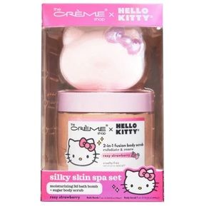 The CRÈME shop x Hello Kitty silky skin spa set